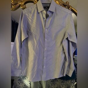 Hart Schaffner Marx Men's Blue Striped Shirt